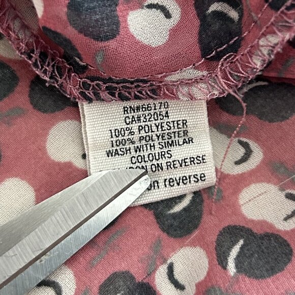 pins & needles Sheer Apple Print Blouse ASO Molly Hooper Sherlock - Picture 6 of 9